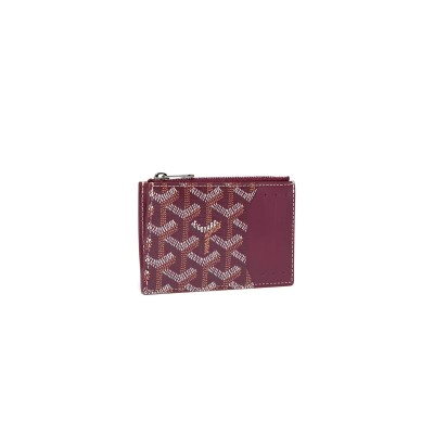 GOYARD BOURBON ZIPPED CARD HOLDER BOURBOPMLTY33CL33P (12.5*8.4*1cm)